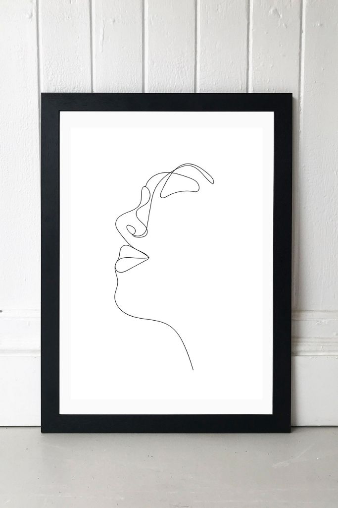 Rafael Farias Profile Wall Art Print Urban Outfitters UK