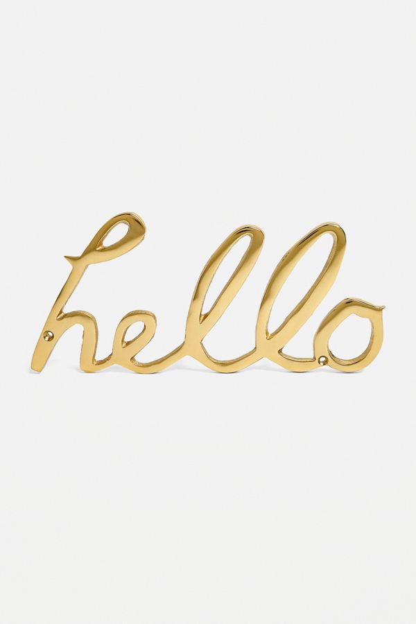 Hello Wall Hanging Urban Outfitters UK