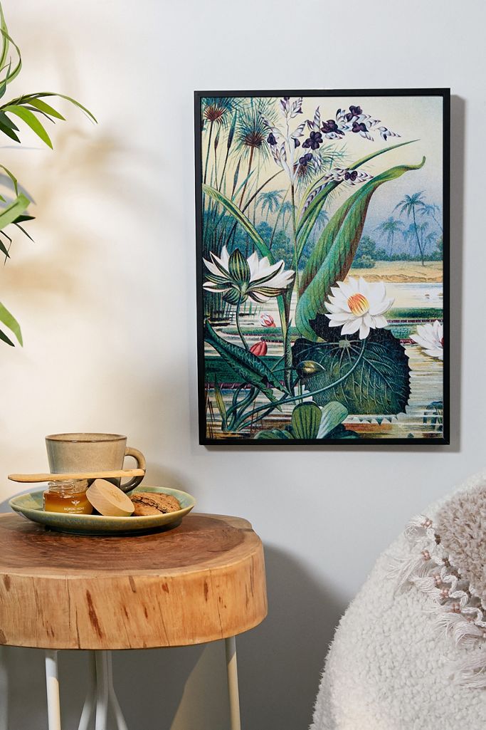 Water Plants Wall Art Print Urban Outfitters UK