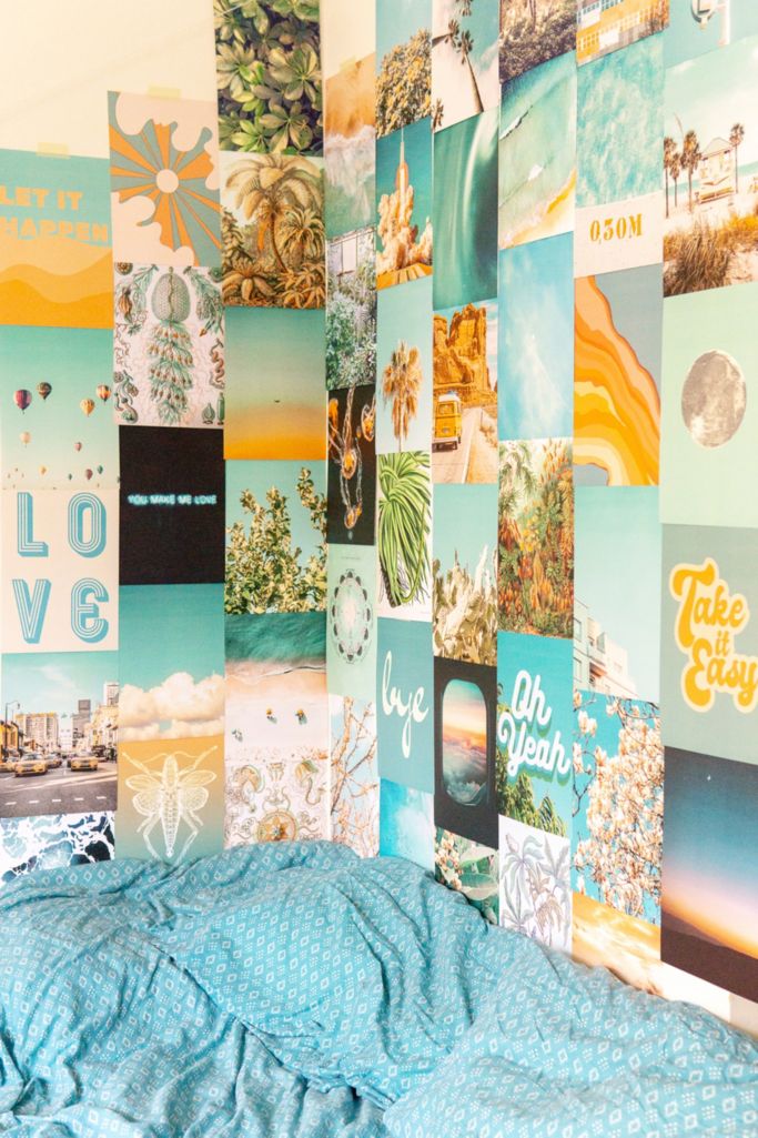 Cai & Jo Summer Blue Collage Kit | Urban Outfitters UK