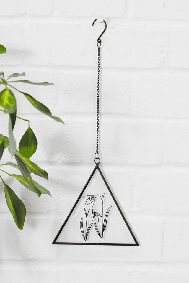 Birth Flower Wall Art Hanging Urban Outfitters UK