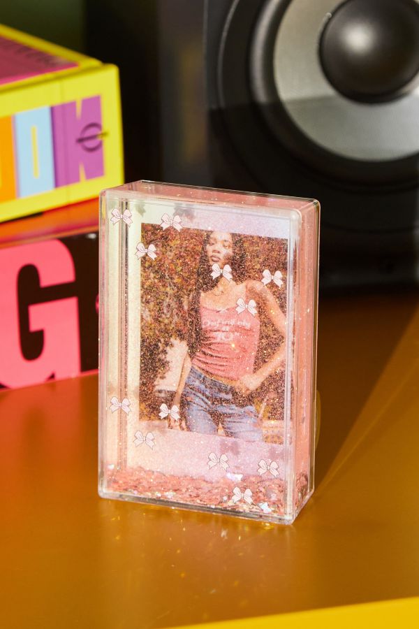 Slide View: 1: Mini Instax Bow Glitter Picture Frame