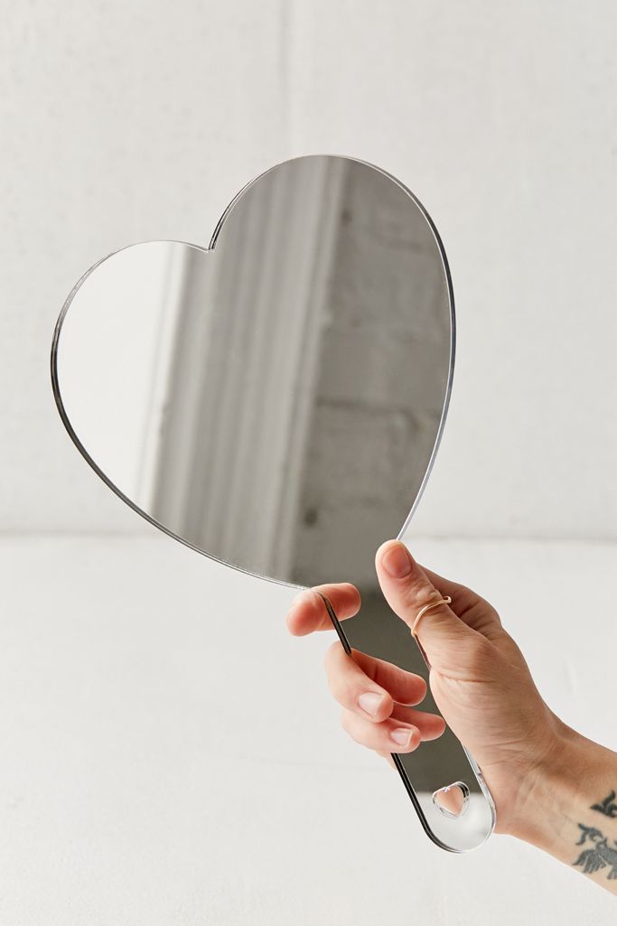 Heart Hand Mirror Urban Outfitters UK
