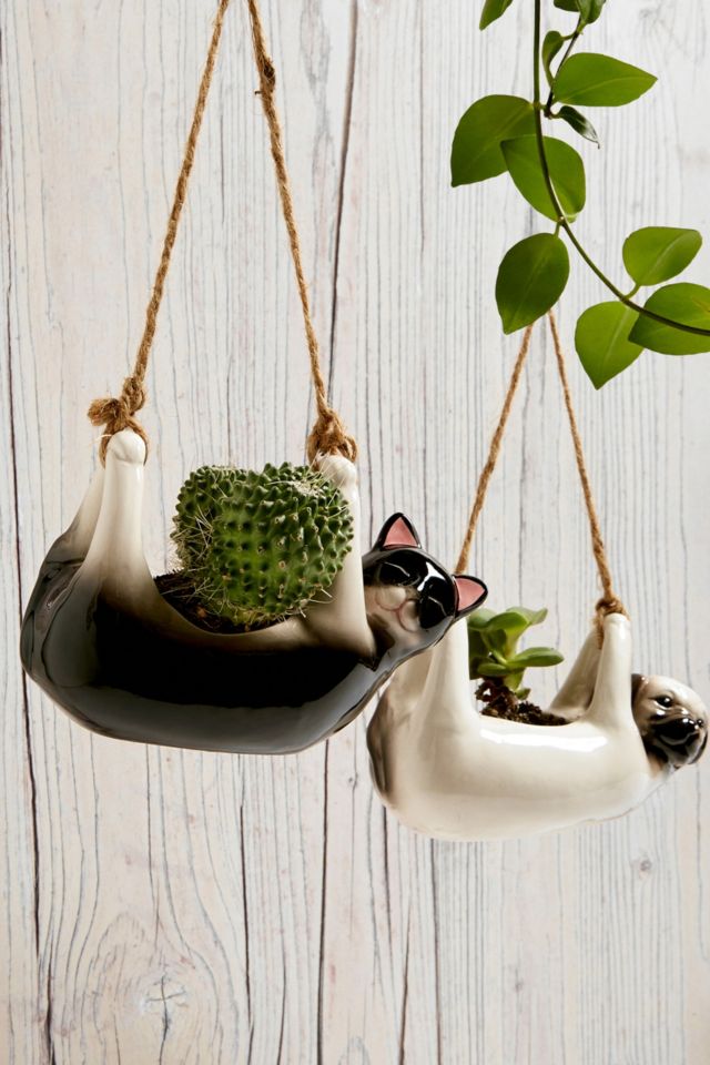 Cat Hanging Plant Pot | Urban Outfitters UK