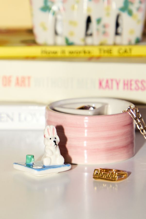 Slide View: 2: Music Bunny Trinket Box