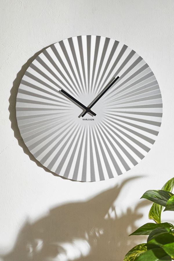 Karlsson Steel Sensu Wall Clock Urban Outfitters UK