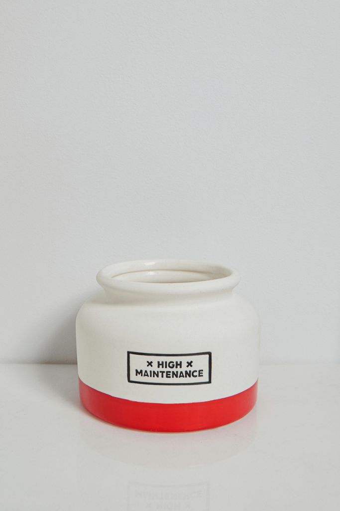 High Maintenance Plant Pot Urban Outfitters UK