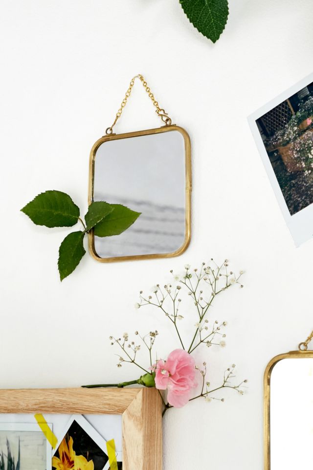 Vintage-Style Small Square Mirror | Urban Outfitters UK