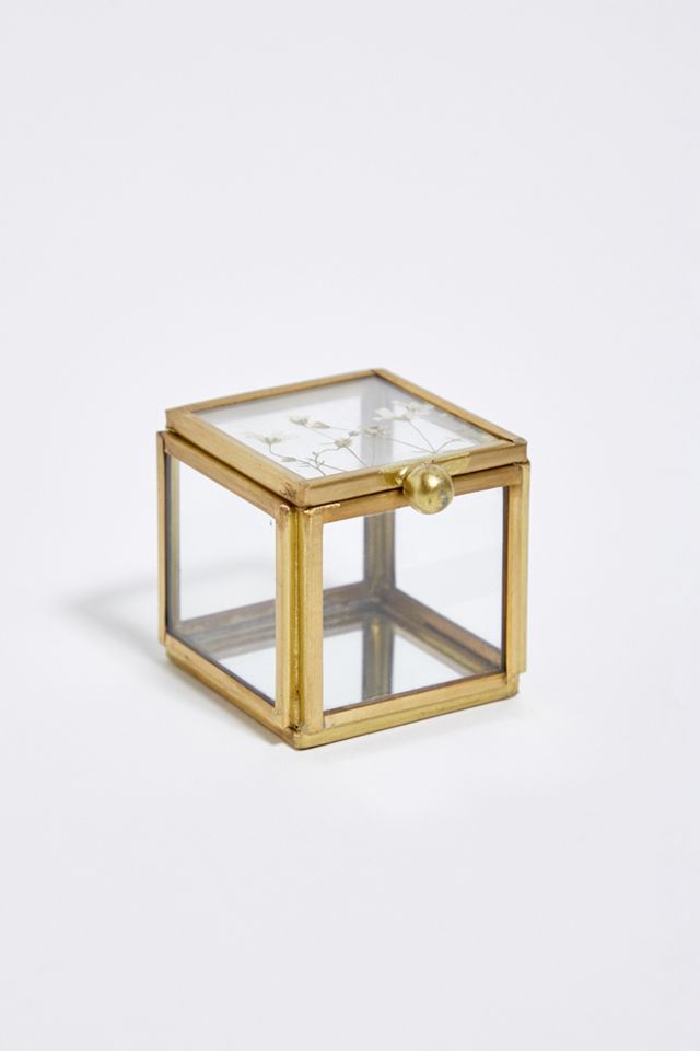 Mini Pressed Flower Jewellery Box Urban Outfitters UK