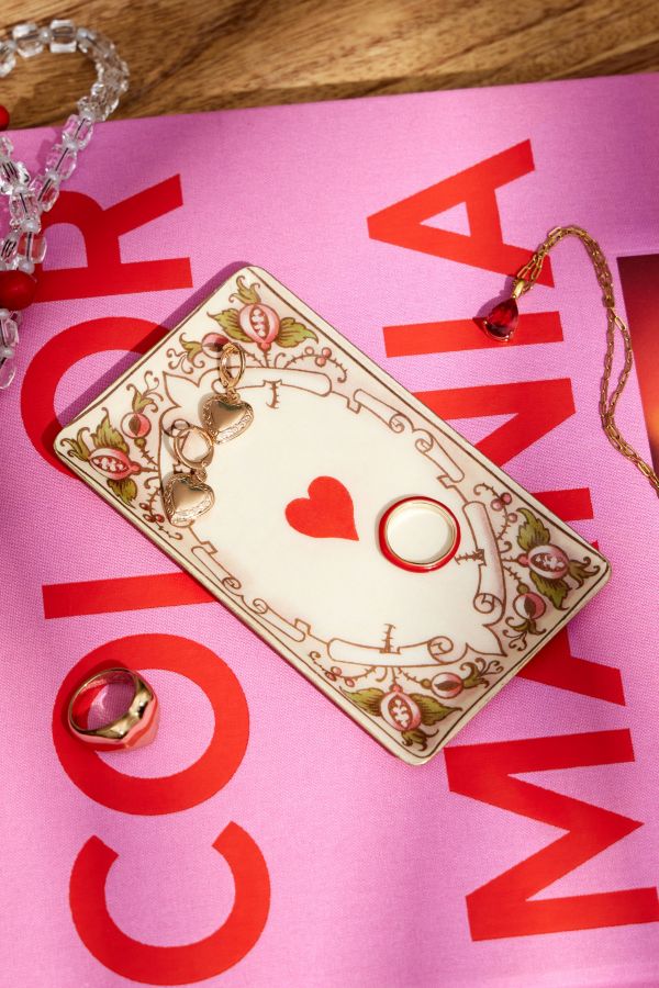 Slide View: 1: Queen Of Hearts Trinket Tray