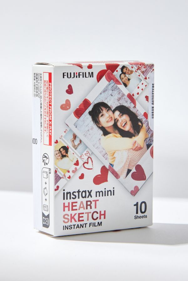 Slide View: 1: Fujifilm Instax Mini Herz Skizze Film