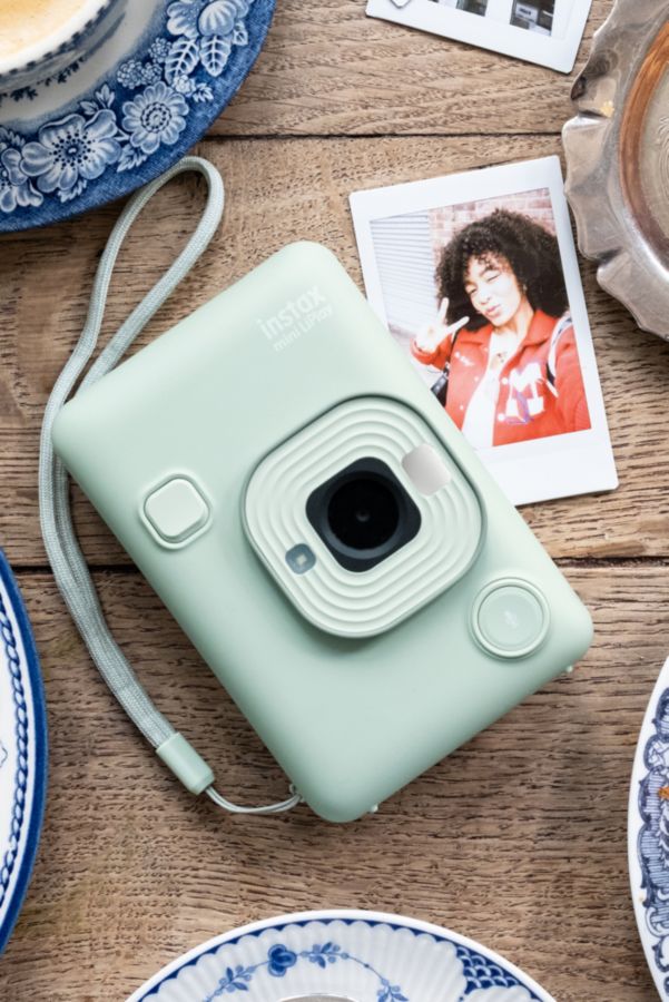 Slide View: 1: Fujifilm Matcha Grün Instax Mini LiPlay Sofortbildkamera