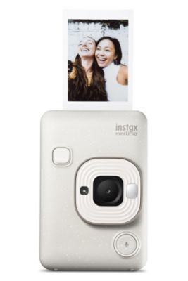 Fujifilm Misty White Instax Mini LiPlay Instant Camera 