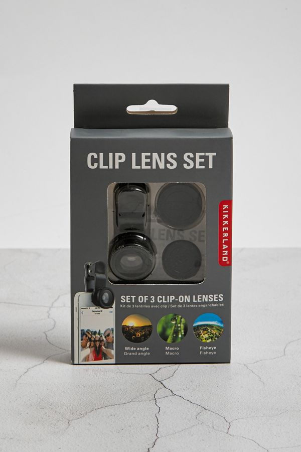 Kikkerland Clip Phone Lens Set Urban Outfitters UK