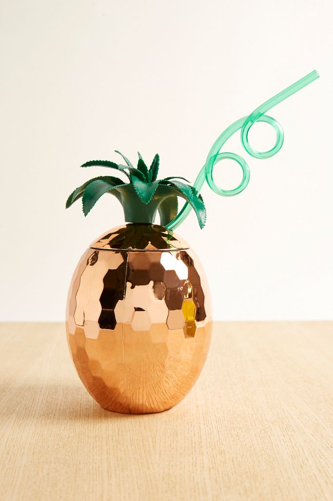 Disco Pineapple Sipper Cup Urban Outfitters UK