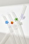 Thumbnail View 2: Flower Glass Straws 4-Pack