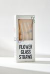 Thumbnail View 3: Flower Glass Straws 4-Pack