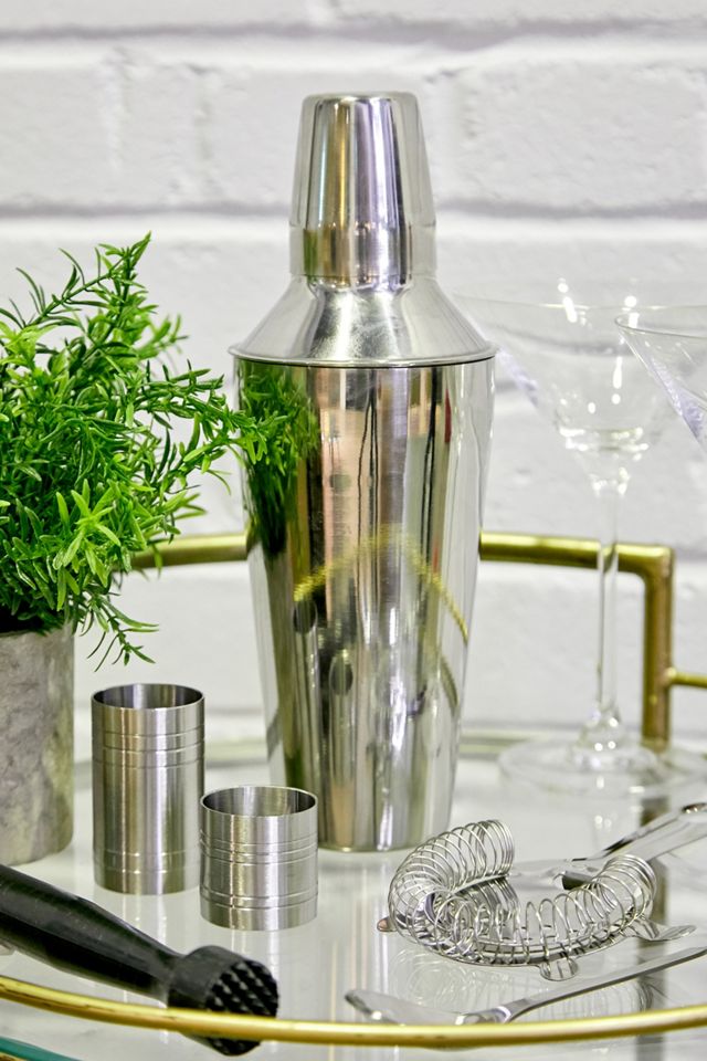 Coffret à cocktail avec shaker argenté Urban Outfitters FR