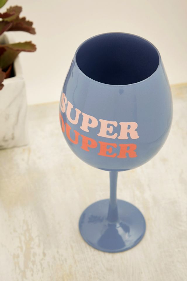 Super Duper Xl Wine Glass Urban Outfitters Uk
