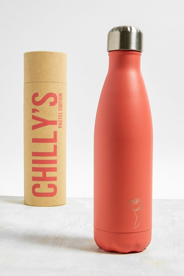chillys peach water bottle