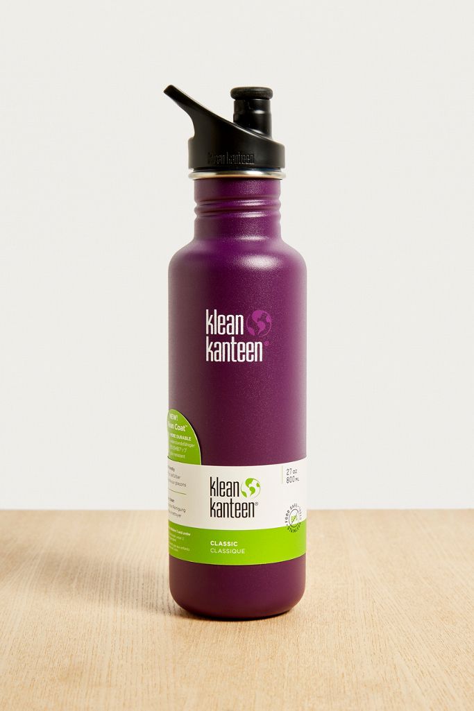 Klean Kanteen Purple 800ml Stainless Steel Water Bottle Urban