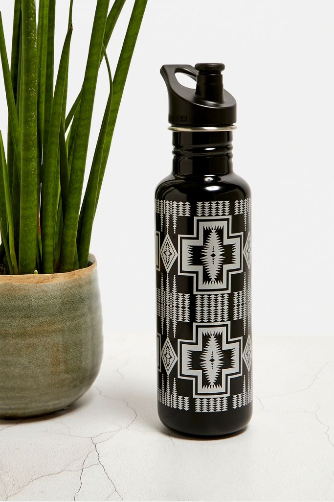 Klean Kanteen X Pendleton Harding Black 800ml Water Bottle Urban