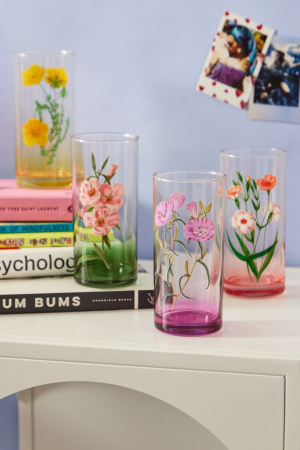 Slide View: 4: Orange Flower Garden Tumbler