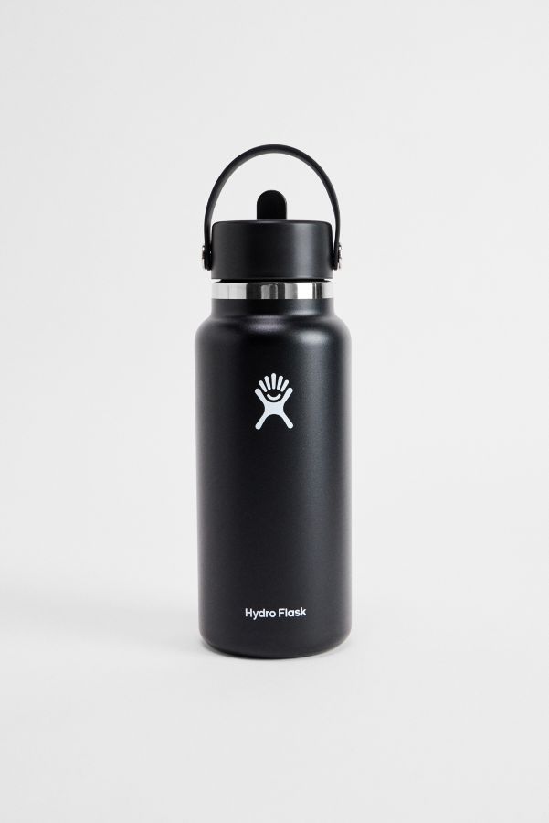 Slide View: 1: Hydro Flask Wide Flex Straw 32oz Water Bottle