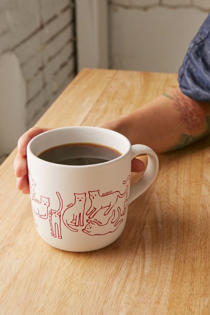 Becher mit Katzenmotiven | Urban Outfitters DE
