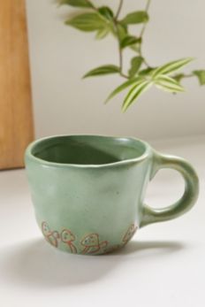 Slide View: 1: Peekaboo Flower Mug