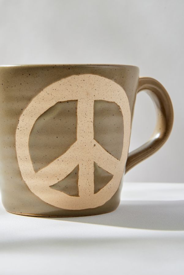 Slide View: 2: Peace Sign Mug