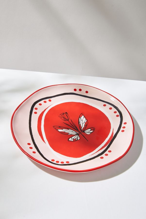 Slide View: 1: Whimsical Butterfly Plate 