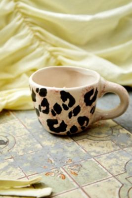 Leopard Peakaboo Ceramic Mug