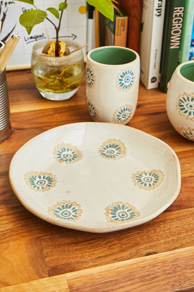 Emma Tile Ceramic Plate Urban Outfitters UK