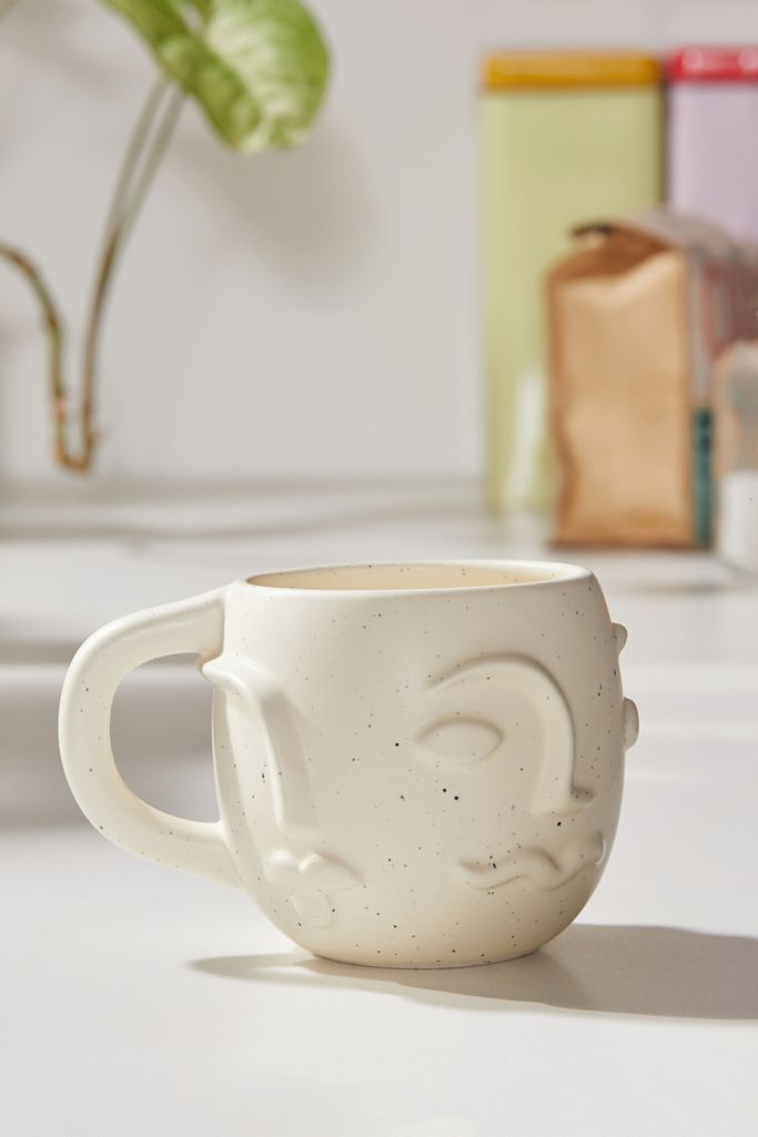 Faces Ceramic Mug Urban Outfitters UK