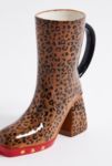 Thumbnail View 2: Leopard Print Platform Boot Mug 