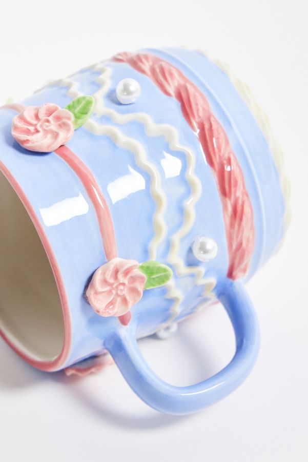 Slide View: 2: Tasse à Gâteau Bleue