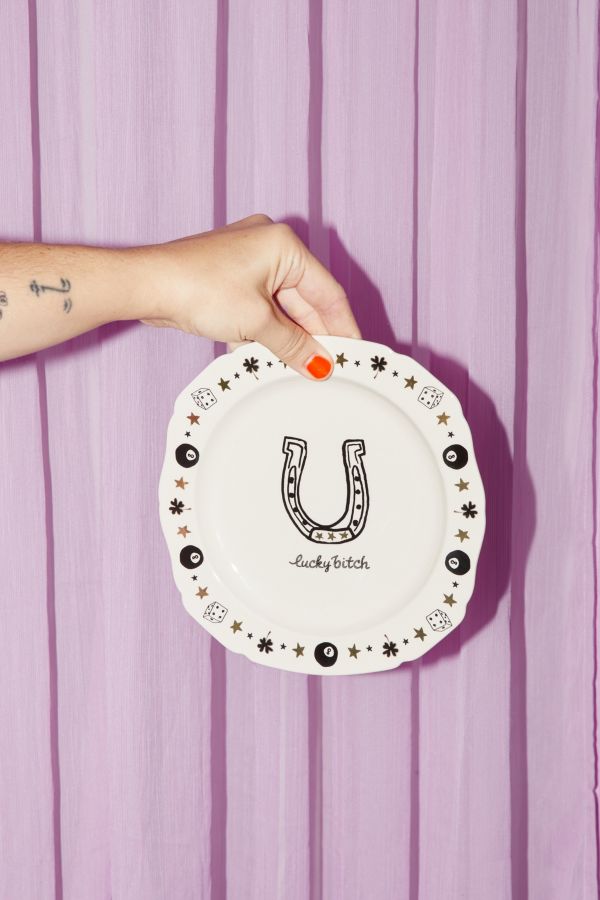 Vista de diapositivas: 1: Lucky B*tch Plate