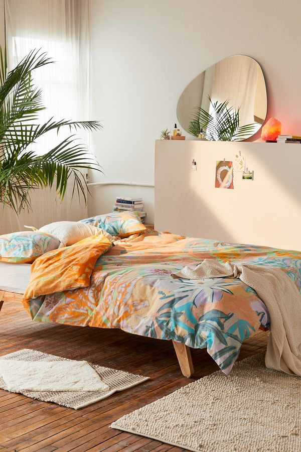 Clara Boho Jungle Duvet Cover Set Urban Outfitters Uk