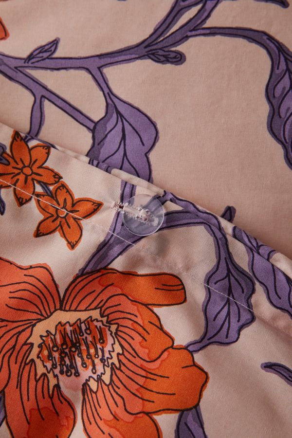 Slide View: 5: Ella Vine Floral Duvet Set 