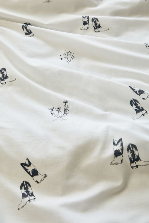 Slide View: 3: Western Boot Duvet Set