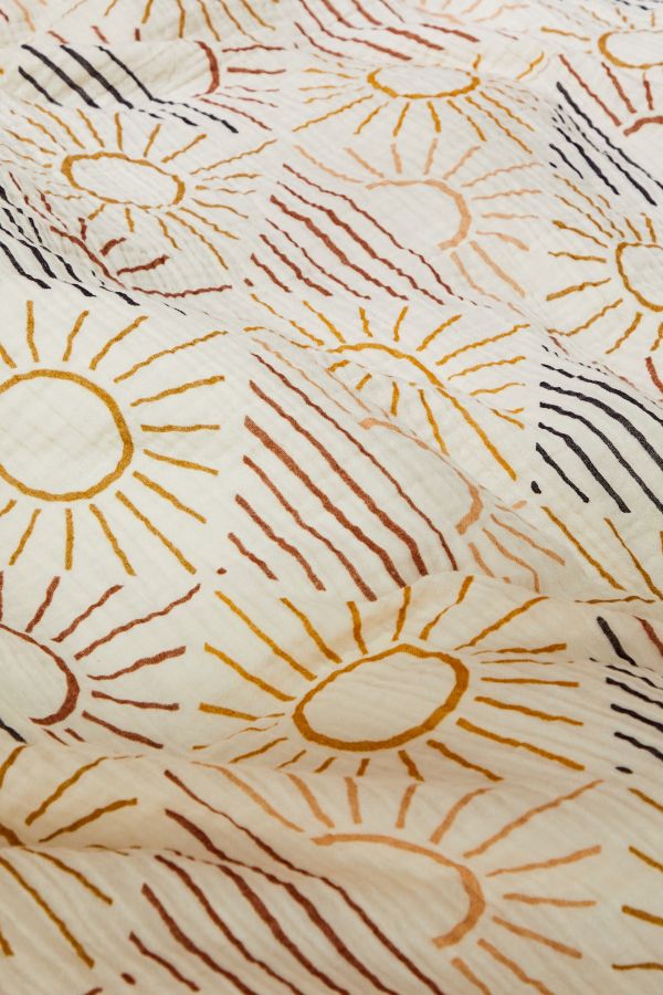 Slide View: 4: Ensemble de Couette Cosy Crinkle Geo Sun