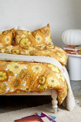 Vera Yellow Floral Duvet Set