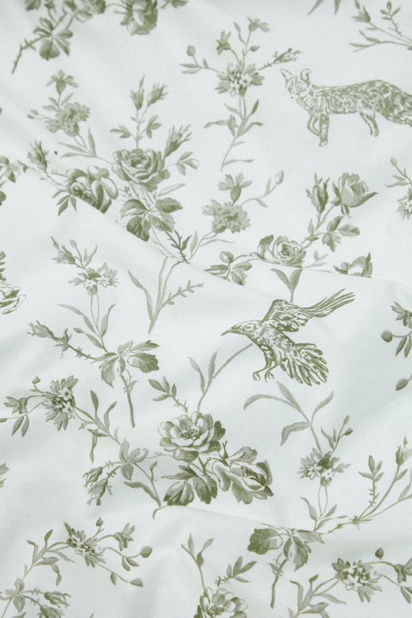 Slide View: 6: Green Mystic Creatures Duvet Set