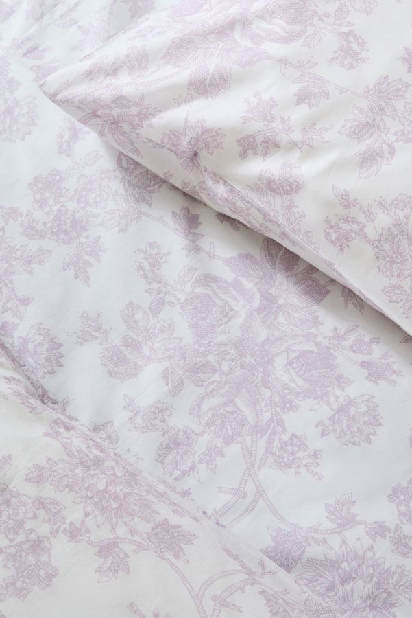 Slide View: 2: Orchideen Toile Bettbezug Set