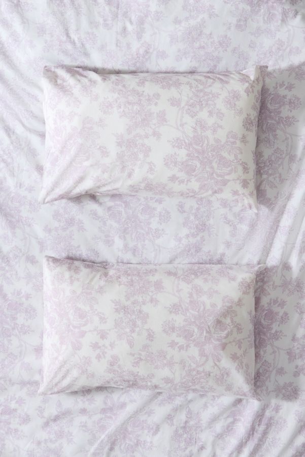 Slide View: 3: Orchideen Toile Bettbezug Set