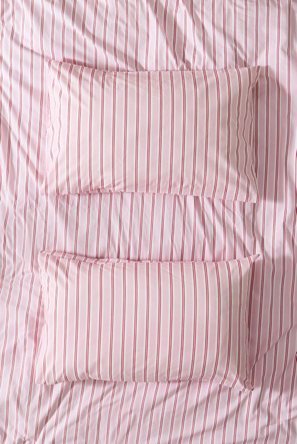 Slide View: 3: Pink & Red Stripe Duvet Set