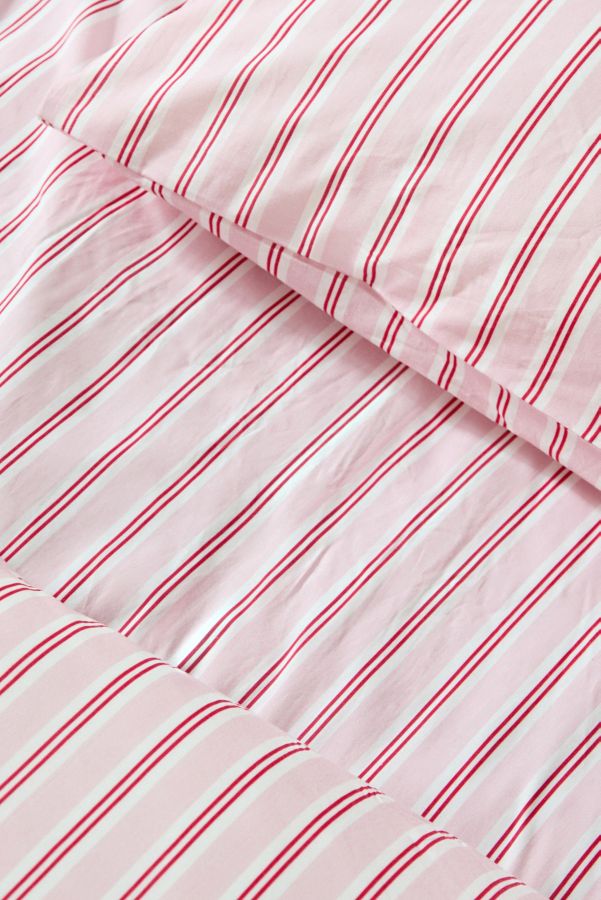 Slide View: 4: Pink & Red Stripe Duvet Set