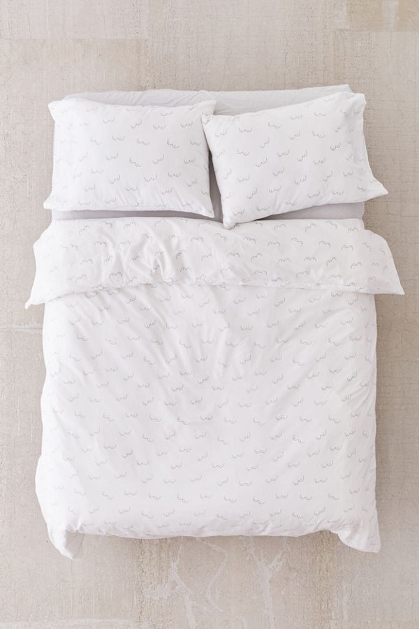 Boob Print Duvet Cover Set Urban Outfitters Uk