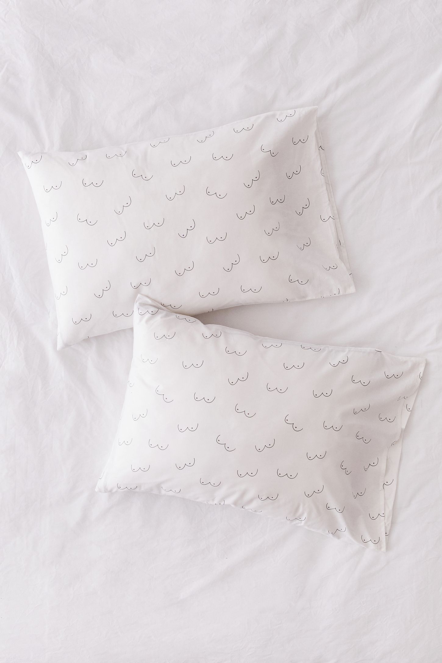 Boob Print Pillow Case Set Urban Outfitters Uk